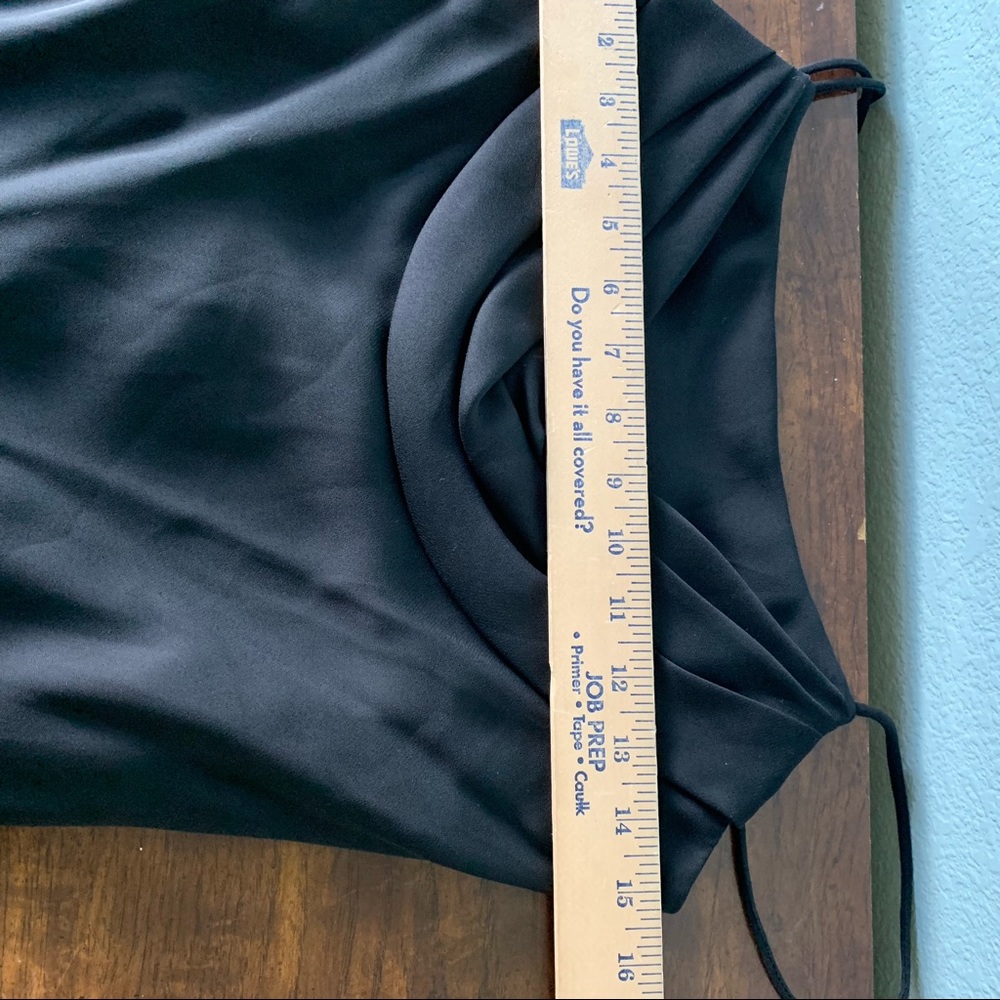 Little Black Dress Formal Cocktail Drapes in Front - Picture 6 of 6
